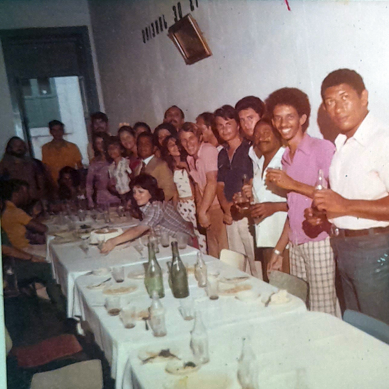 Festa do casamento na capela da fortaleza